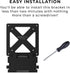 HumanCentric VESA Mount Adapter for Samsung Curved Monitor T55 Series, 27” and 32” Monitors, 75x75 or 100x100 mm