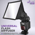 Flash Diffuser Light Softbox 6x5 by Altura Photo (Universal, Collapsible with Storage Pouch) for Canon, Yongnuo and Nikon Speedlight