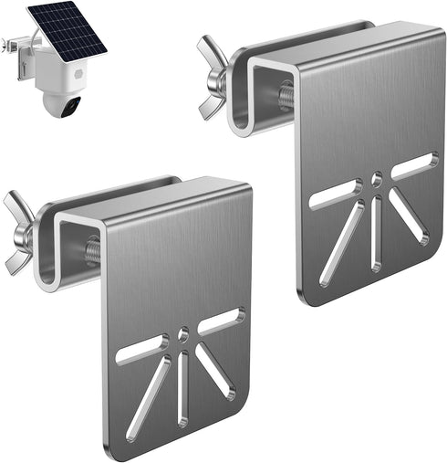 SZJKC 2 Pack Gutter Mount Bracket Compatible with Eufy Solocam S340/E30, No Drill