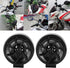 Fydun 12V Motorcycle Speaker, High Power Loudspeaker for Audio Music Amplifier with Light Effect, Plug and Play