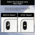 2 Sets for iPhone X OEM Back Camera Lens Glass Replacement with Dual-Sided Adhesive Repair Kit
