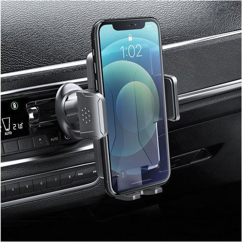 Car Phone Mount, Adjustable 360° Rotation Air Vent Cellphone Holder, Hands-Free Phone Cradle Compatible with iPhone 14