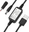 DROK USB to 9V, 5V to 9V USB Boost Converter, 1.2 Meter Length Power Regulator Line