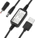 DROK USB to 9V, 5V to 9V USB Boost Converter, 1.2 Meter Length Power Regulator Line