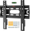 Fixed TV Wall Mount Low Profile for 17-42” Universal Small Flat TVs & Monitors, Slim Bracket Fits 8" Wood Studs Max