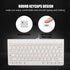 Ultra Thin USB Wired Keyboard, Mini Portable Plug and Play Keyboard with Optical Mouse Set for PC Laptop