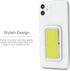 HANDL New York Yellow Glitter HANDLstick Silver Glitter Grip and Stand for Smartphone