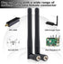 Kaunosta 433 MHF1 4-Pack, 2433MHz 3dBi 215cm MHF1 CCU3 CCU2 CC1101, MHz SMA Male Antenna Kit Radio Antenna Short