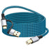 Hftywy 20FT 2-in-1 Printer Cable, Type C and USB A to B Printer Cable Compatible with MacBook Pro, HP, Canon, Epson