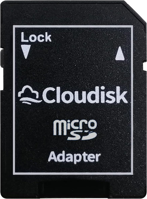 Cloudisk Pack 2 128GB C10, A2, U3, (128 of Micro SD Card Flash Memory Card Micro SDXC with SD Adapter and Card Reader
