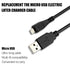 UIGOCLE MP3 3.3 USB-A to Micro USB Charging Cable, Fast Charging Cable, Compatible with Samsung LG Moto Nokia Android