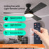WDZP B7865 B7870-RGB B7611-RGB New Fan Replacement Remote Control Applicable for Mpayel Ceiling Fan Light