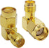 SMA Right Angle RP-SMA Male to RP-SMA Female Connector, 90 Degree Adapter (2 Pcs)
