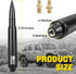 MFC 5.7" Black Antenna Mast - Compatible with Jeep Wrangler JK JL TJ Gladiator JT 1997-2024 Heavy Gauge Aluminum