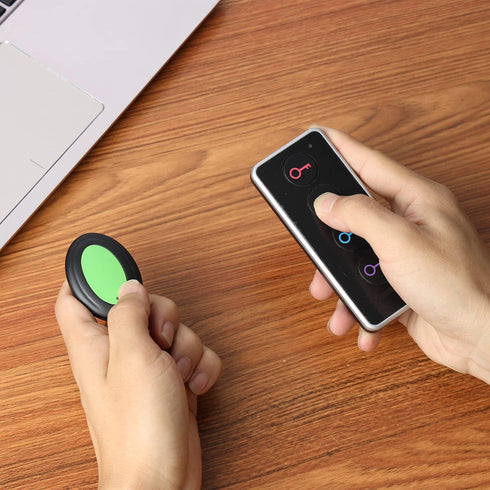 Key Finder Wireless Tracker, Easy to Use, Perfect for Seniors, 1 RF Transmitter & 4 Receivers