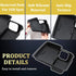 2025 2026 4-Door 2 TOPINSTALL Silicone Wireless Charging Protective Mat Compatible with Ford Bronco Automatic