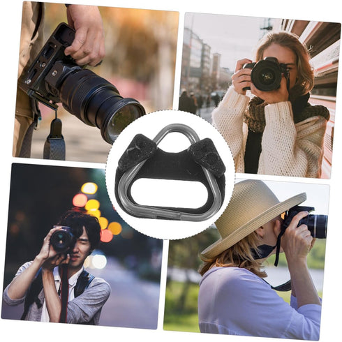5pcs Zerodeko Camera Strap Triangle Split Rings Connectors Quick Release Lug Rings for Dslr Mirrorless Cameras