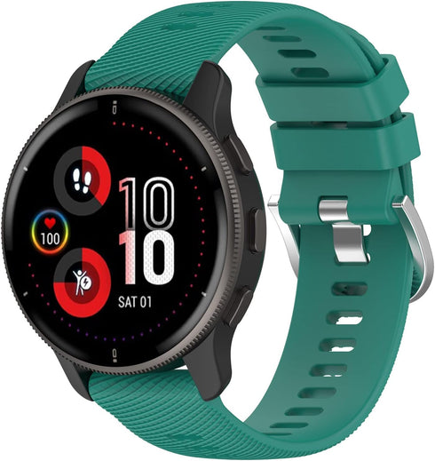 FitTurn 5 Pack Soft Silicone Replacement Wrist Strap for CITIZEN CZ Smart Touchscreen 44mm/41mm Smart Watch