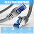 Ethernet Cable 100ft, Cat 6 Outdoor & Indoor FTP Shielded, 23AWG Gigabit Patch Cords with RJ45 Connector