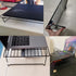 UtySty Laptop Stand Low Profile Metal Foldable Laptop Riser Holder Ventilated Cooling Computer Notebook Stand