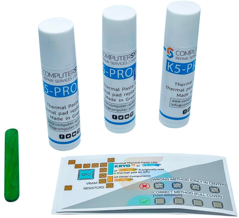 K5 PRO 3X10g Viscous Thermal Paste 30g for Thermal Pad Replacement Compatible with Apple iMac, RTX 3080
