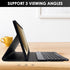 LAMA 7 Colors Backlit Keyboard Case for Samsung Galaxy Tab A9 Plus, Slim Lightweight Stand Cover with Bluetooth