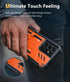 FNTCASE Samsung Galaxy S21-Ultra Case, Military Grade Rugged Cell Phone Cover with Kickstand, Shockproof TPU