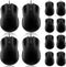 Hoteam Wired Computer Mouse Bulk, 12 Pcs Ergonomic USB Mice for PCs, Laptops, Gaming Office Supplies (Black)