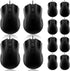 Hoteam Wired Computer Mouse Bulk, 12 Pcs Ergonomic USB Mice for PCs, Laptops, Gaming Office Supplies (Black)