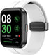 Lamshaw Silicone Magnetic Buckle Sport Replacement Strap for SKG V7 Pro and Compatible Smart Watches