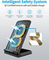 Wireless Charger for Samsung, Qi Certified 10W Fast Charging Phone Stand for Galaxy S24/S23/S22 and Note 20