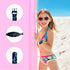 Waterproof AirTag Bracelet for Kids, 2 Pack Soft Silicone Hidden Holder Case with Adjustable Anti-Lost Printed Strap