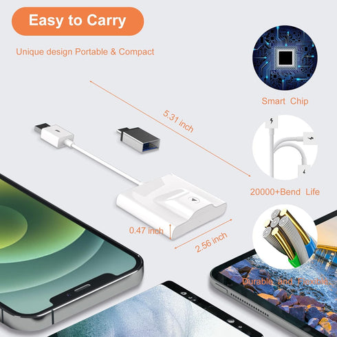 Wireless CarPlay Adapter for Apple iPhone, Convert Wired to Wireless CarPlay Dongle, Plug and Play for Factory CarPlay