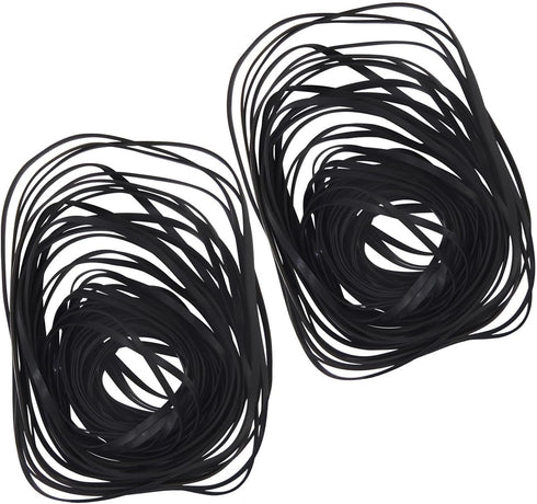 MEFONKOU Recorder Rubber Belts 40-135mm Mix Flat Cassette Belt for Repair Maintenance Tape