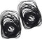 MEFONKOU Recorder Rubber Belts 40-135mm Mix Flat Cassette Belt for Repair Maintenance Tape