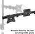 VIVO MOUNT-VW02A Dual VESA Bracket Adapter, Horizontal Assembly Mount for 2 Monitor Screens up to 27 inches