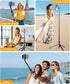 Victiv 68" Phone Tripod & Selfie Stick with Remote and Fill Light, Auto Open Cell Phone Tripod Stand, Extendable Phone