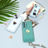 8 Pcs Cell Phone Finger Ring Heart Grip, Metal Phone Charm Loop Stand, Cute Accessories for DIY Phone Case