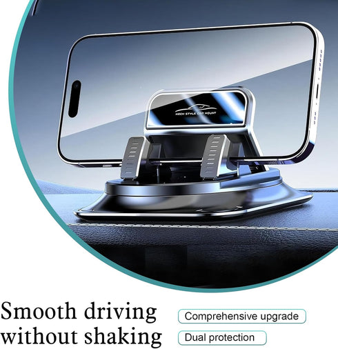 Zosgrew 360 Dashboard Navigation Bracket, Degree Rotation Automotive Phone Holder, Universal Self-Adhesive Non-Slip Car