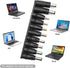 10pcs DC Connector Jack Power Socket, Universal DC Barrel Jack Adapter for Lenovo, Dell, HP, Asus, Acer, Toshiba, Sony
