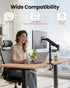 ErGear 13-34 19.8 lbs, 75x75/100x100mm, Single Monitor Arm, Adjustable Desk Gaming Monitor Mount for Screens, Up