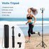 70" Phone Tripod, Portable Cell Phone Tripod Stand with Remote & Phone Holder, Selfie Stick for Video Recording,