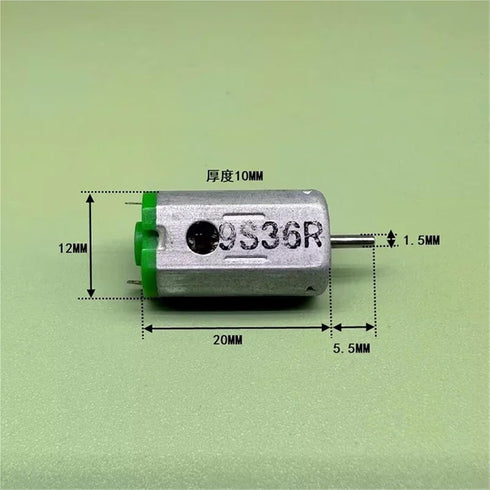 GJWBAKS 1pc FK-N30 3V 3.7V 25000RPM 12mm*10mm High Speed Mini Electric Motor Strong NdFeB Magnetic DIY Toy RC Glider