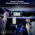 USB C Car Charger, 5 Pack 38W Dual Ports USB-C & USB-A Fast Charging Adapter for iPhone 15 14 13 12, Samsung S24