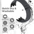 Elastic Bands for Xiaomi Mi Band 8, Stretchy Solo Loop Soft Nylon Replacement Wristband (3 PCS)