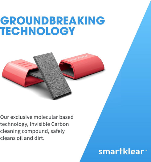 Carbon Klean Smart Phone Screen Cleaner - SmartKlear with Durable Carbon Microfiber Technology (Injected Pink)