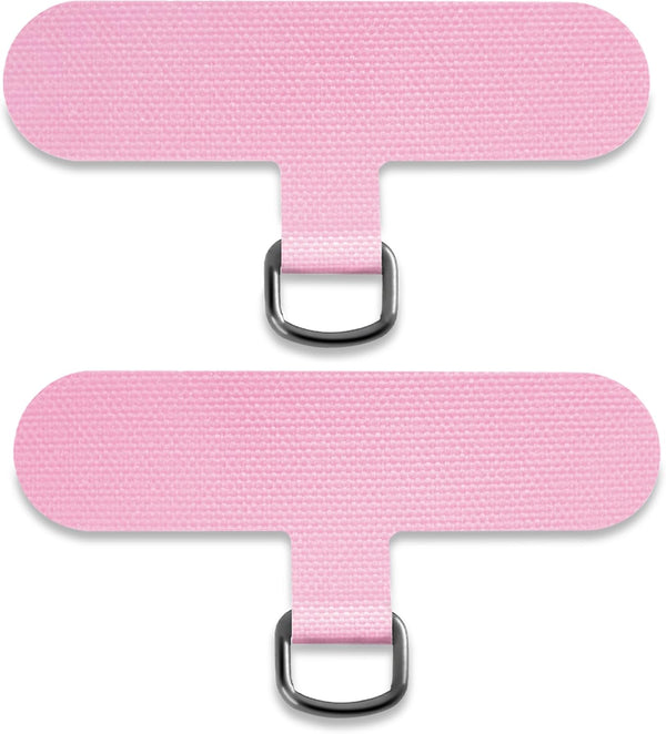 Phone Tether Tab for iPhone, Cell Phone Lanyard Patch, Replacement Strap for All Full Phone Cases (Pink)