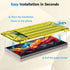Fotbor for Samsung Galaxy S24 Ultra 28° Privacy Screen Protector, Fast Fingerprint ID Unlock, Case Friendly 9H+