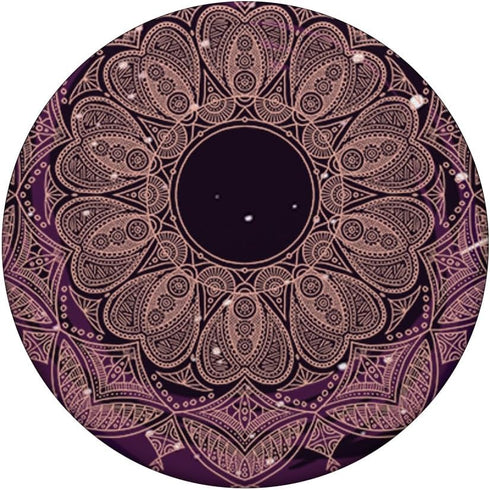 Rose Floral Mandala Galaxy Geometric Pattern PopSockets Standard PopGrip Zen Gift