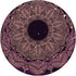 Rose Floral Mandala Galaxy Geometric Pattern PopSockets Standard PopGrip Zen Gift